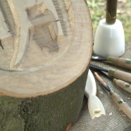 Wood carving sculpture workshop at Yorkshire Sculpture Park