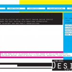 Old home page Screenshot of the old Oblong Design Collective home page