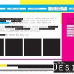 New home page Screenshot of the old Oblong Design Collective home page