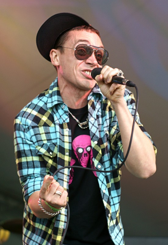 Beach Break Live festival photography Man singing into a microphone