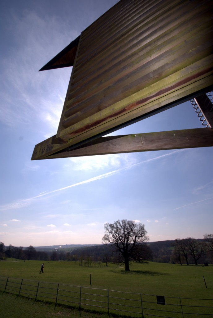 Yorkshire sculpture park editorial photography Horizon with a tree in front of Yorkshire sculpture park