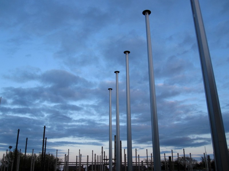 Telegraph poles Telegraph poles at sunset