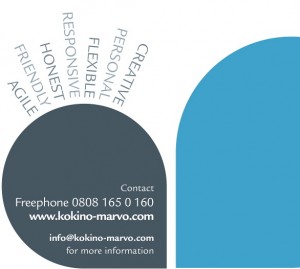 kokino-marvo's pop-up exhibition stand