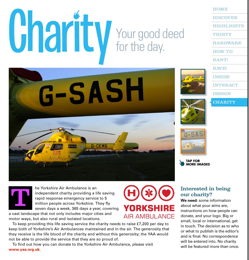 Photo featured in Padder magazine app