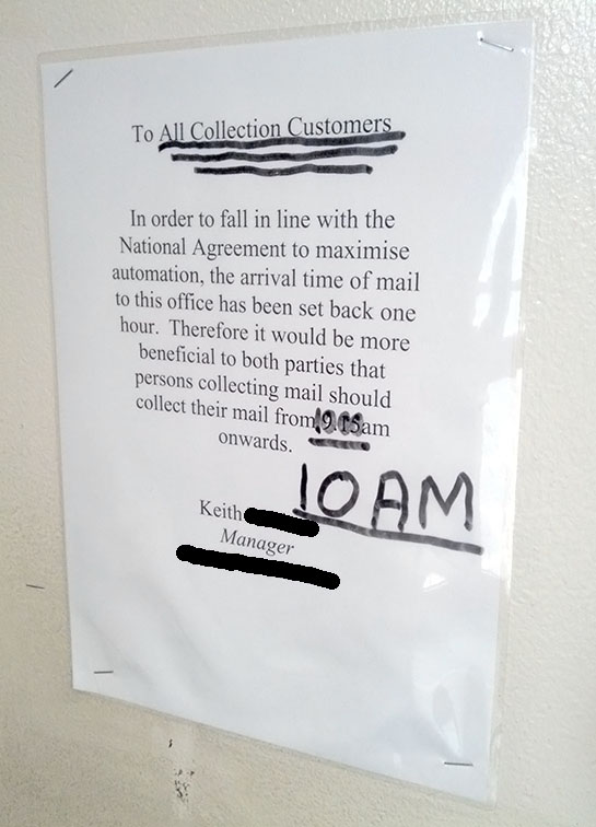 Why postman Keith should’ve written for the reader