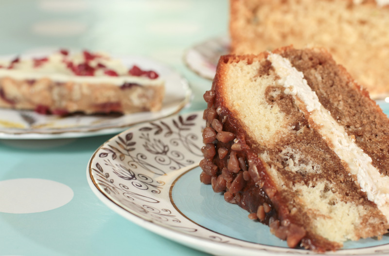 Cakes at Strid wood tea room